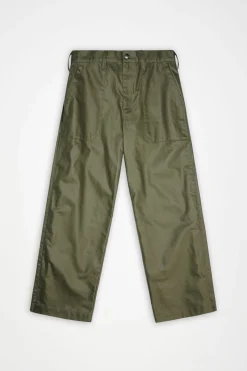 Heavy Woven Pants Straight