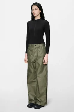 Heavy Woven Pants Straight