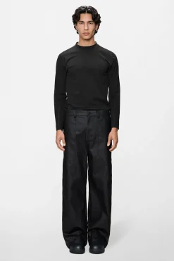 Heavy Woven Pants Straight