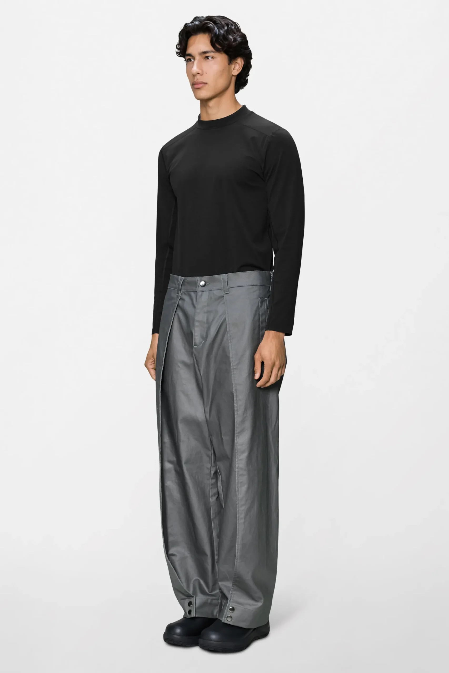 Heavy Woven Pants Wide