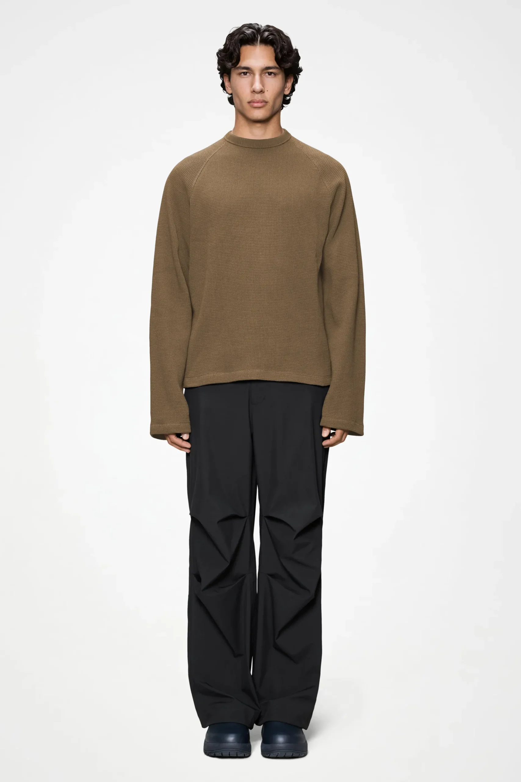 Waffle Long Sleeve T-Shirt Rains