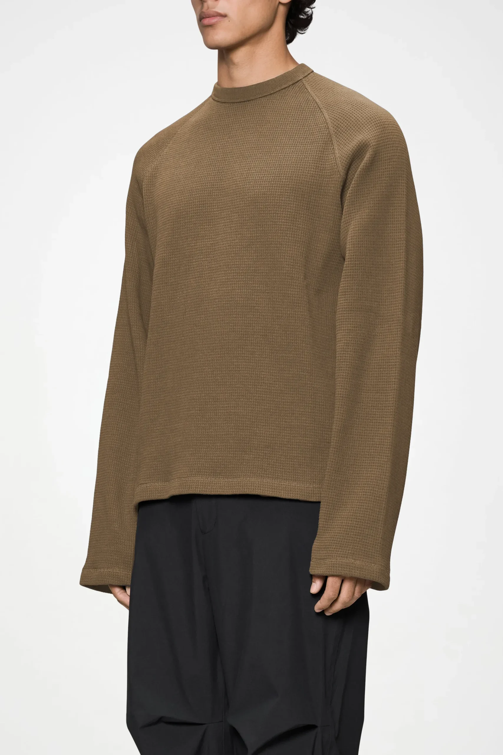 Waffle Long Sleeve T-Shirt Rains