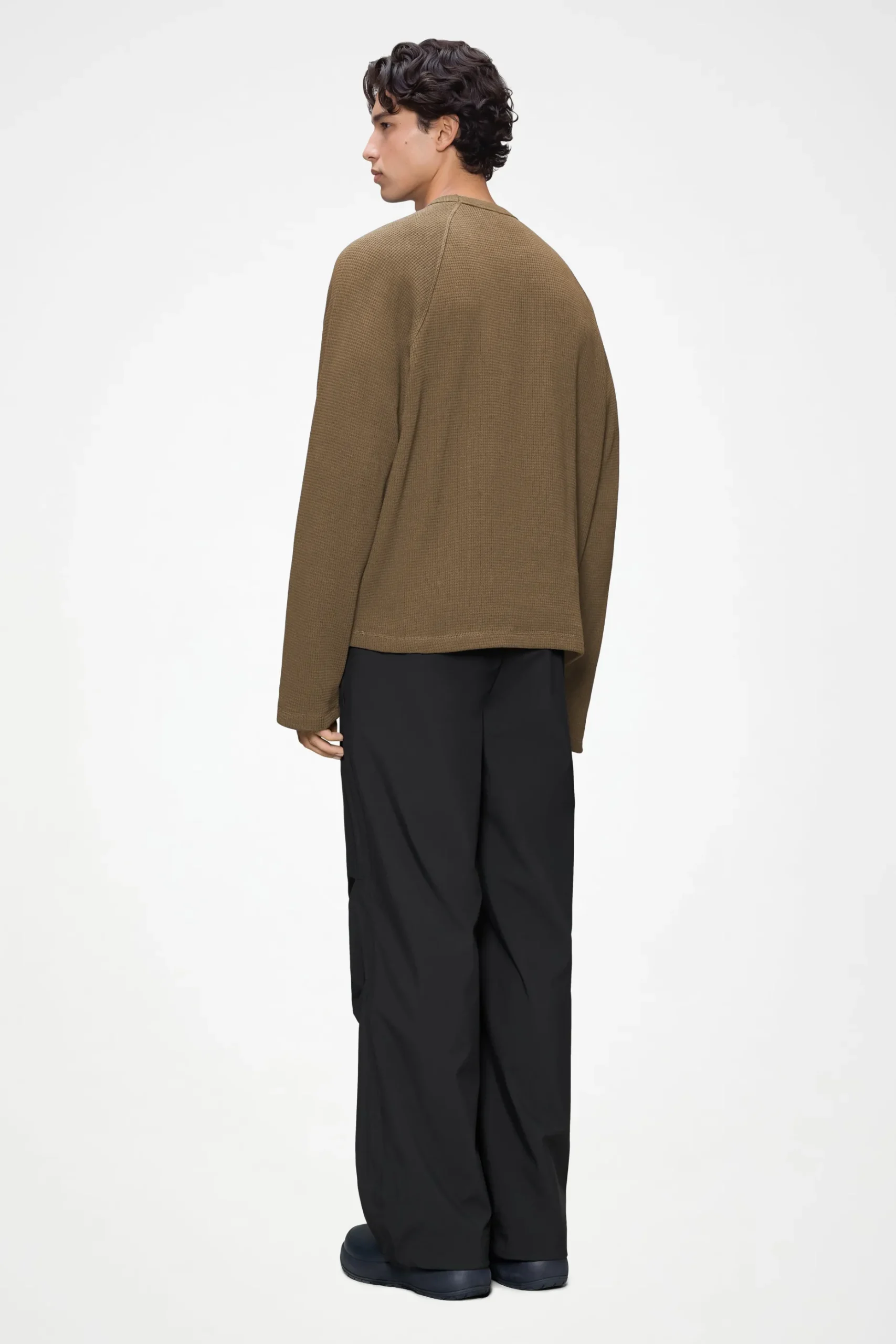 Waffle Long Sleeve T-Shirt Rains